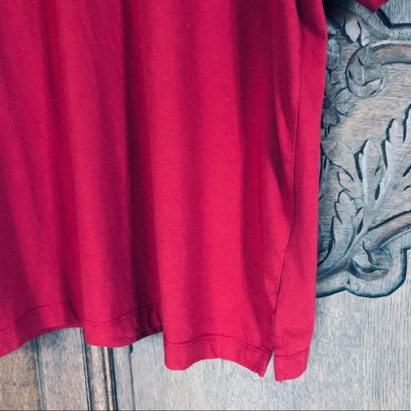 Men’s XL EDDIE BAUER Reddish / Maroon Pima Cotton Polo Shirt Next to New EXC - Picture 4 of 12